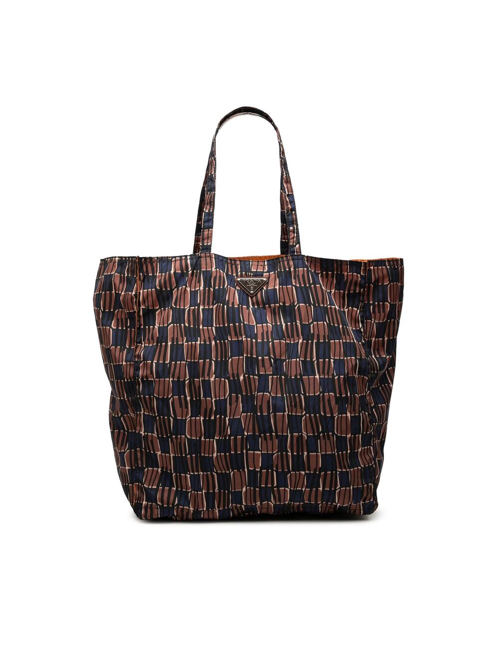 Prada Tessuto Stampato Tote Pre-Loved #325463P48B